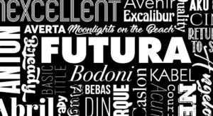 Choix de typographies : sélection professionnelle, cohérence visuelle et identité de marque renforcée.