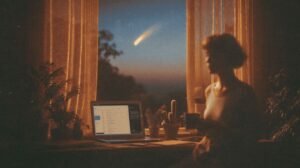 Illustration d'un Navigateur IA en 2025 avec Comet, OpenAI et les géants du web